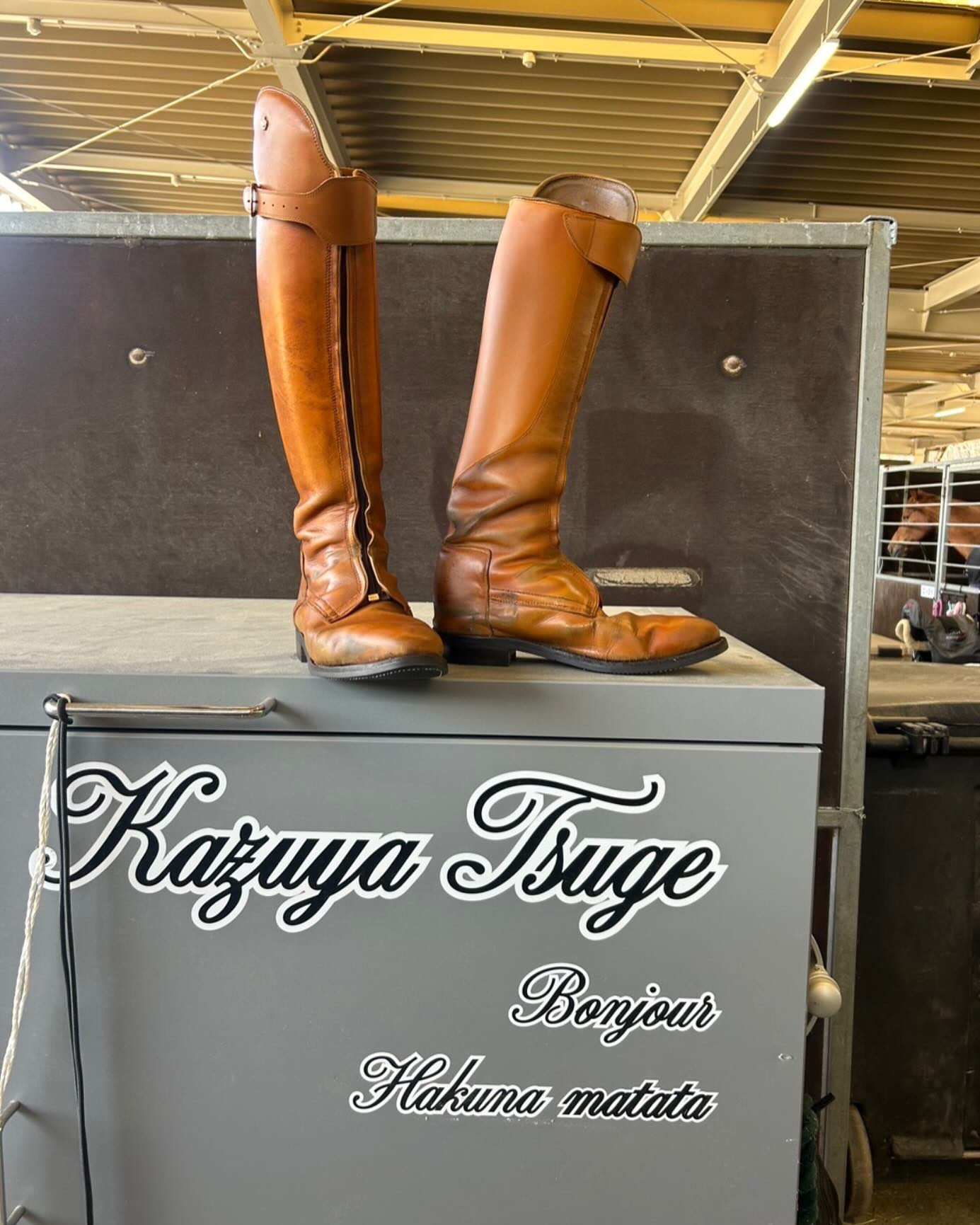 和也先生 5年以上愛用している乗馬ブーツ